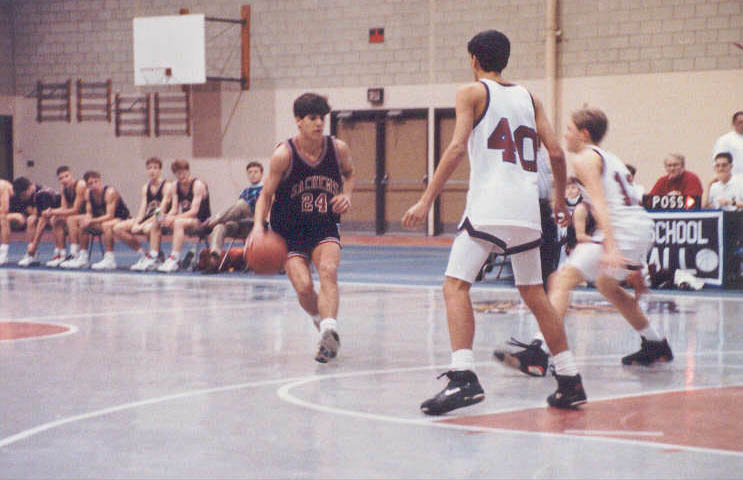 1991-1992 WHS Basketball at Belmont
