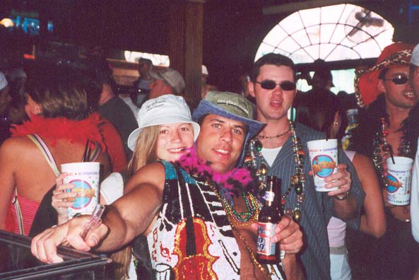 Jenny and Pete on Carnival Cruise 2001