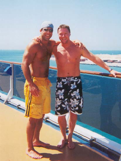 Pete and Mike on Carnival Pride