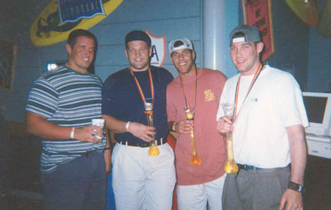 Rob, Tyler, Pete, Jeremy at Spring Break 1997