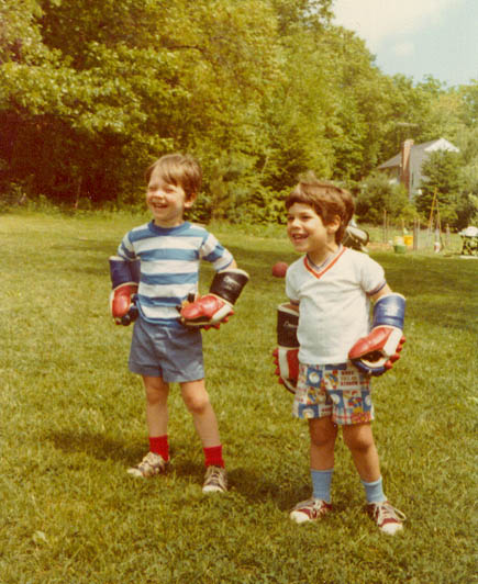 Jim and Peter in August 1978