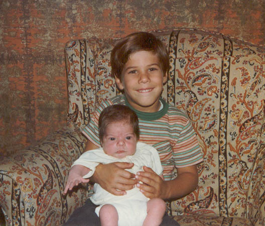 Peter and Chris in September 1980