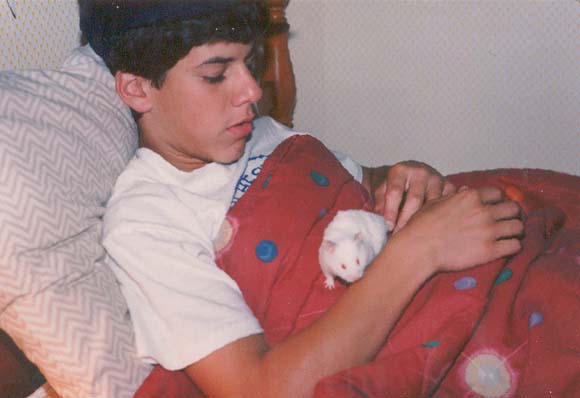 Pete and Mugsy in February 1989