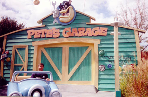 Pete at Disney in October 2000